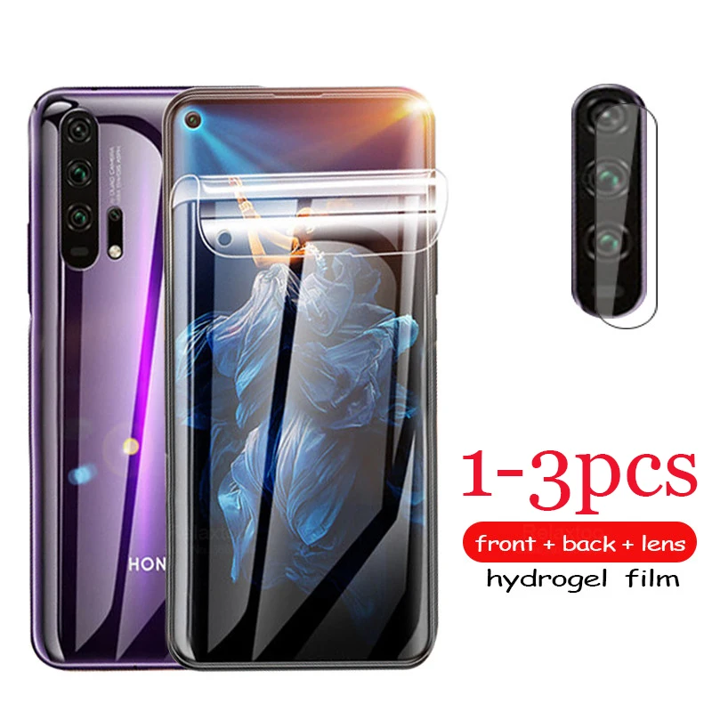 1-3 шт. Гидрогелевая пленка для объектива камеры huawei honor 10i 20 lite light pro 8c 8x8s 8a 9a 9x