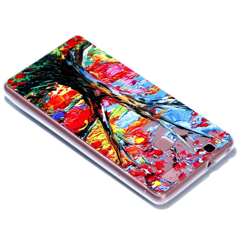 Горячая распродажа! Marvel color Tree кристально чистый ударопрочный чехол для Huawei P9 Lite