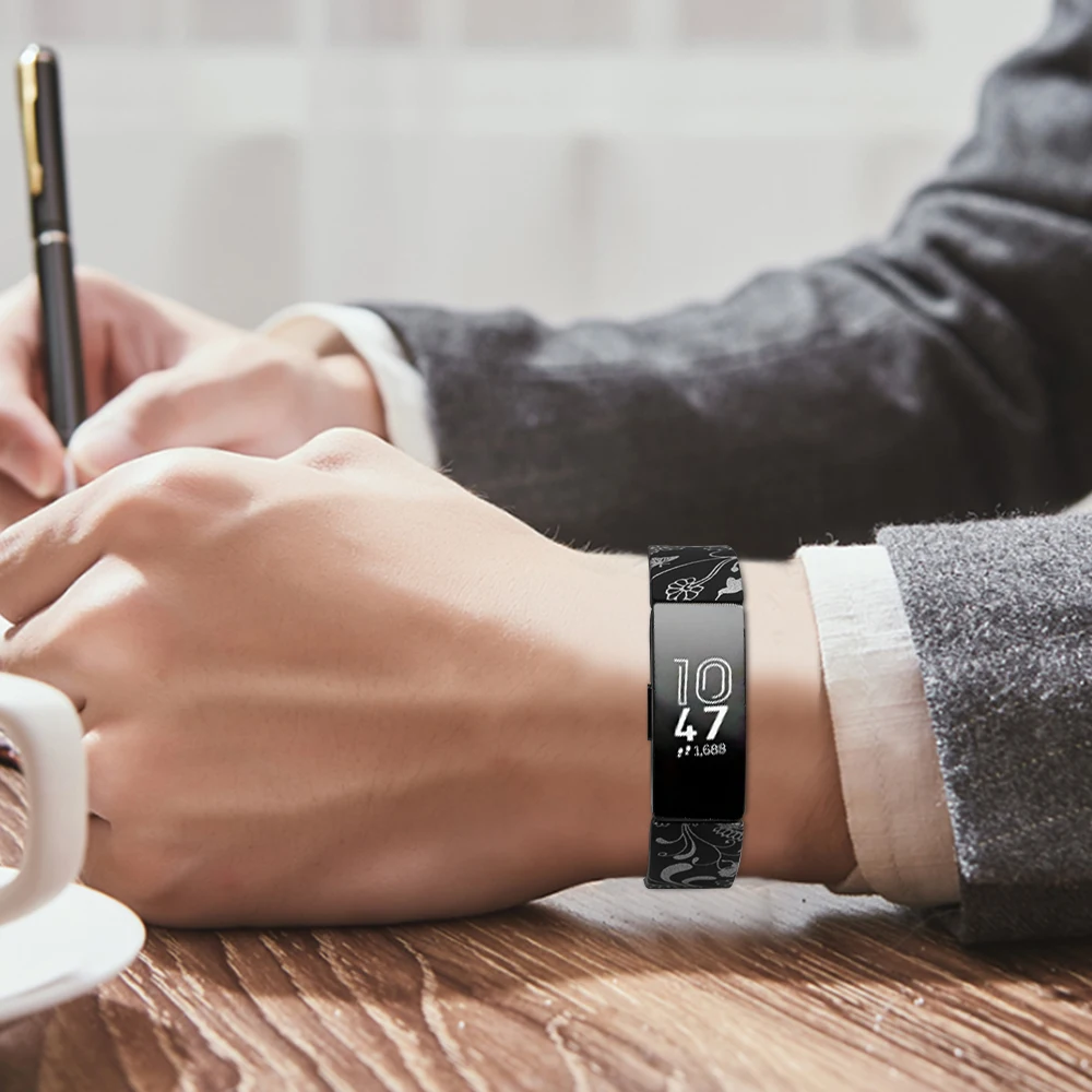 Для Fitbit Inspire HR ремешок на запястье мягкий силиконовый Смарт Браслет для
