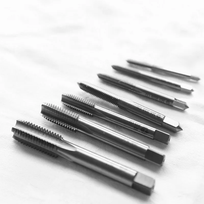 Free shipping 9PCS/set of HSS Co5% M35 straight flute machine taps screw M3 M4 M5 M6 M7 M8 M9 M10 M12 for SS work | Инструменты