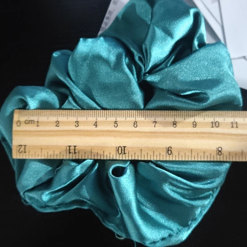 

1Pcs Super Big Silk Solid Color Scrunchies Elastic Hair Bands New Women Girls Hair Accessories Ponytail Holder Hair Ties Rope