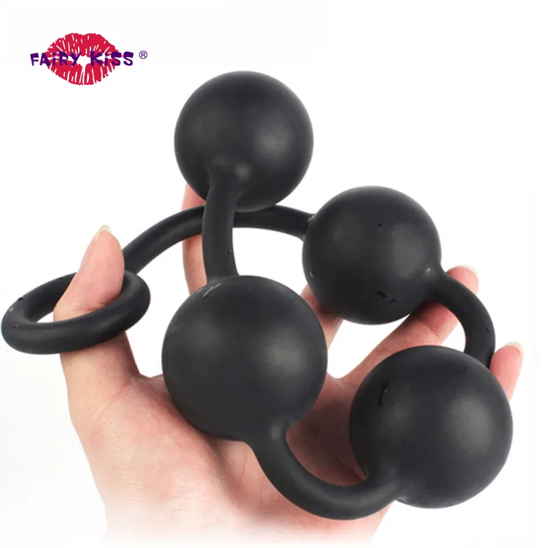 секс шарики Анальные бусины большая силиконовая Анальная пробка интимные
