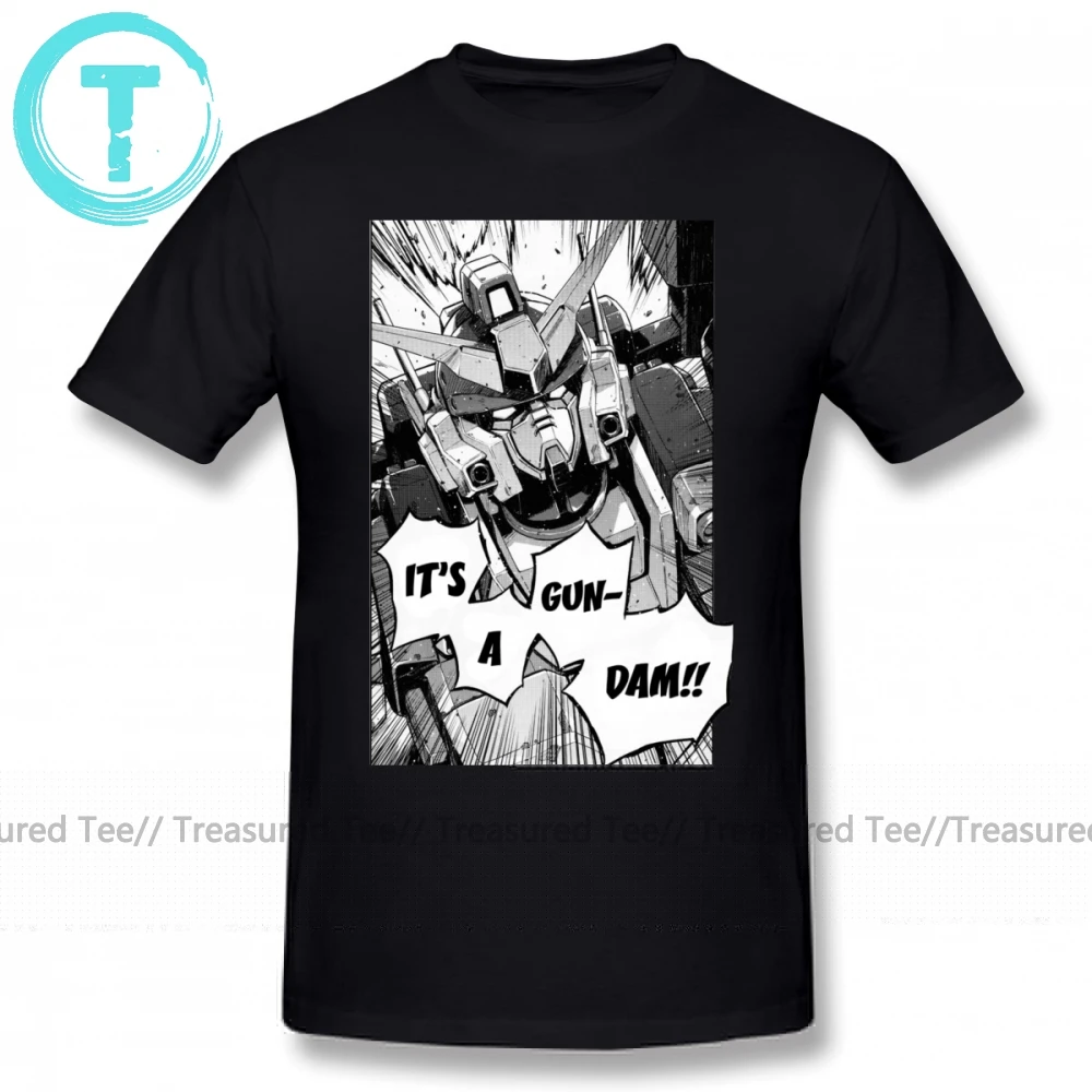 Бесконечные войны футболка воина гундама крыло манга Heavyarms Рубашка с короткими