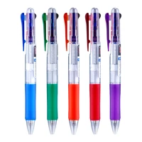 three color press oily ballpoint pen 12 pcs student ballpoint pen business office oil pen multicolored ballpoint pen luxury