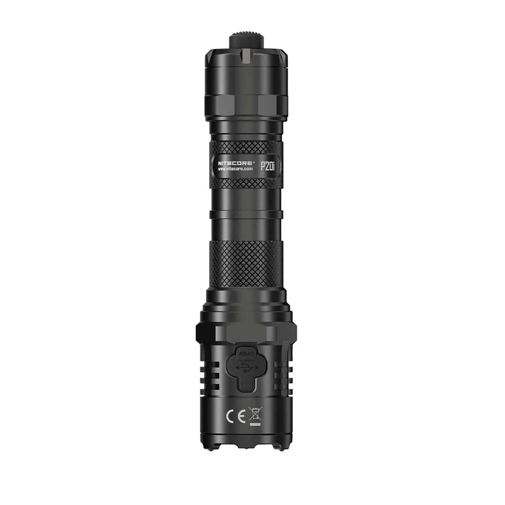 Дешево Тактический перезаряжаемый фонарик Nitecore P20i, 4000 мАч, 21700i, расстояние между аккумулятором 343 м, 1800 люмен, Тип C, фонарь для охоты на открытом воз...