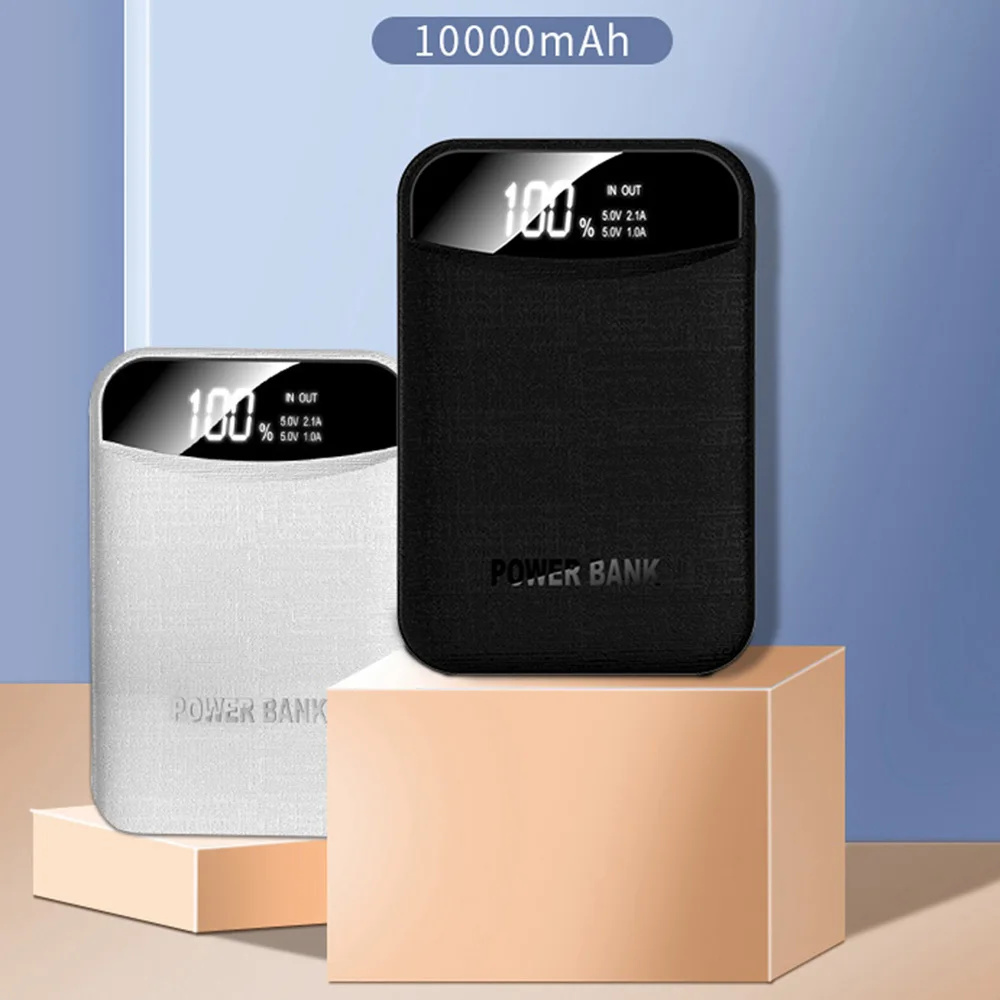 KISSCASE, универсальный внешний аккумулятор, зарядное устройство, два порта usb, 10000 мА/ч, для iPhone 11 Pro Max, XR X, внешний аккумулятор, внешний аккумулятор