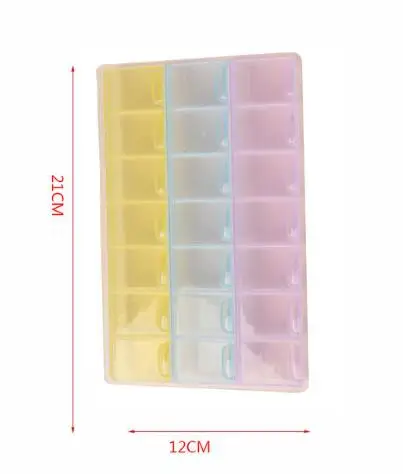 Чехол для вышивания крестиком 28 отделений ювелирных изделий алмазная живопись