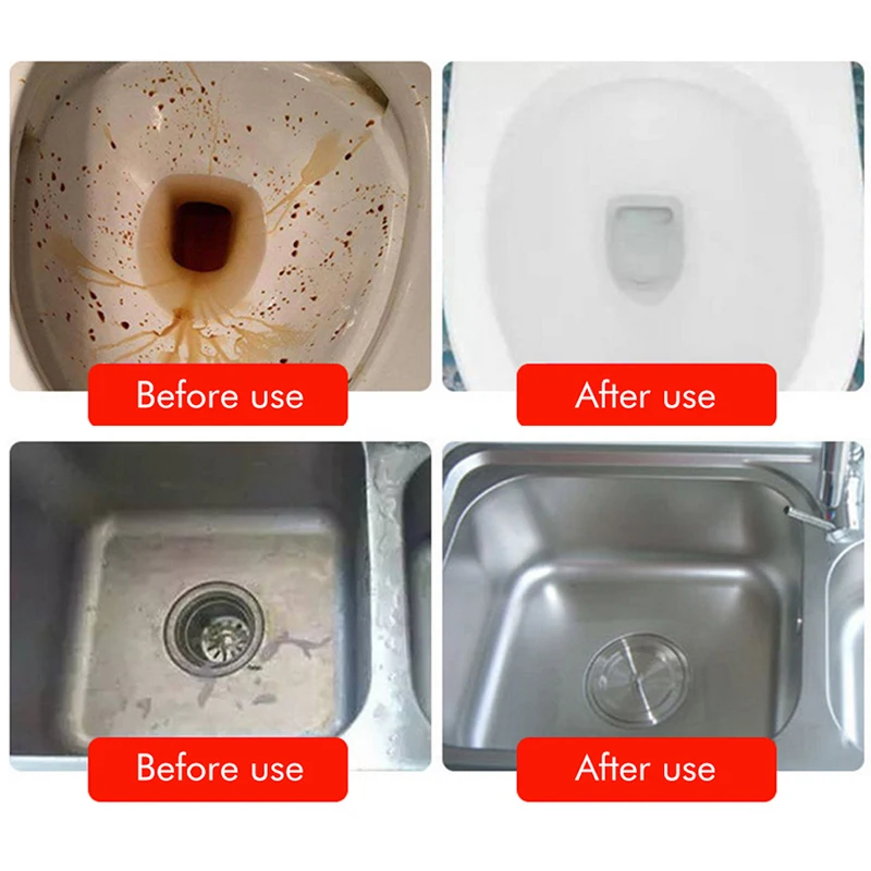 2 шт. 100 г быстрое вспенивающее средство для очистки унитаза стиральной машины