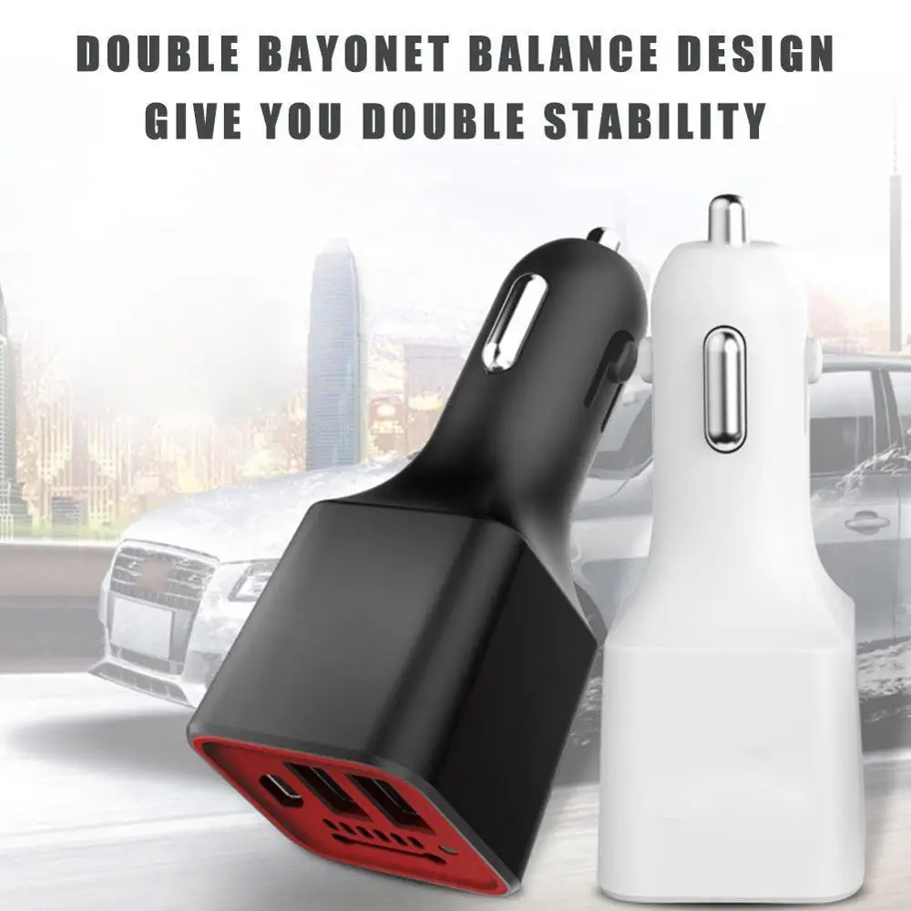 

1PC 3 USB Car Charger Air Purifier3.1A 3 USB Port Charger Ionizer Air Oxygen Fresh Ozone Car Purifier Bar Auto F6D2