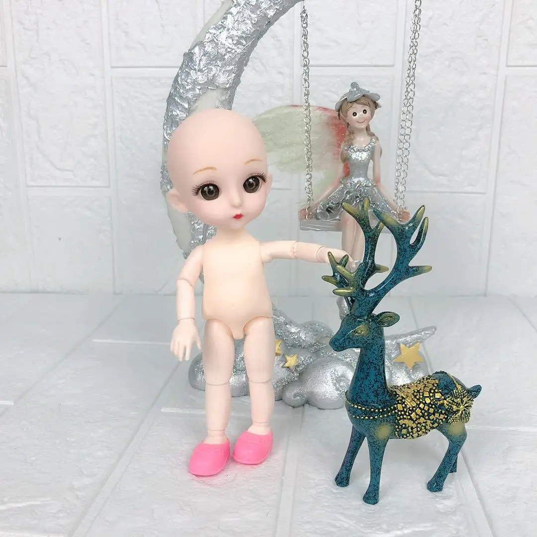 13 подвижных шарнирных кукол BJD 16 см 1/12 милая кукла детская игрушка DIY белая кожа