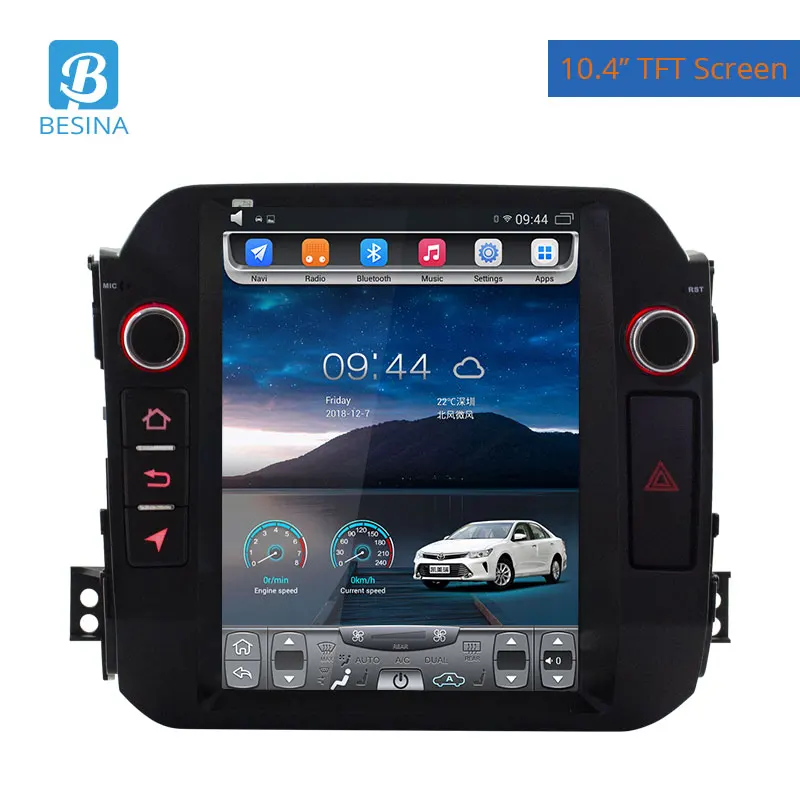 Besina 10 4 дюйма Android 9 1 автомобильный радиоприемник для Kia Sportage R 2010 2015 мультимедийный