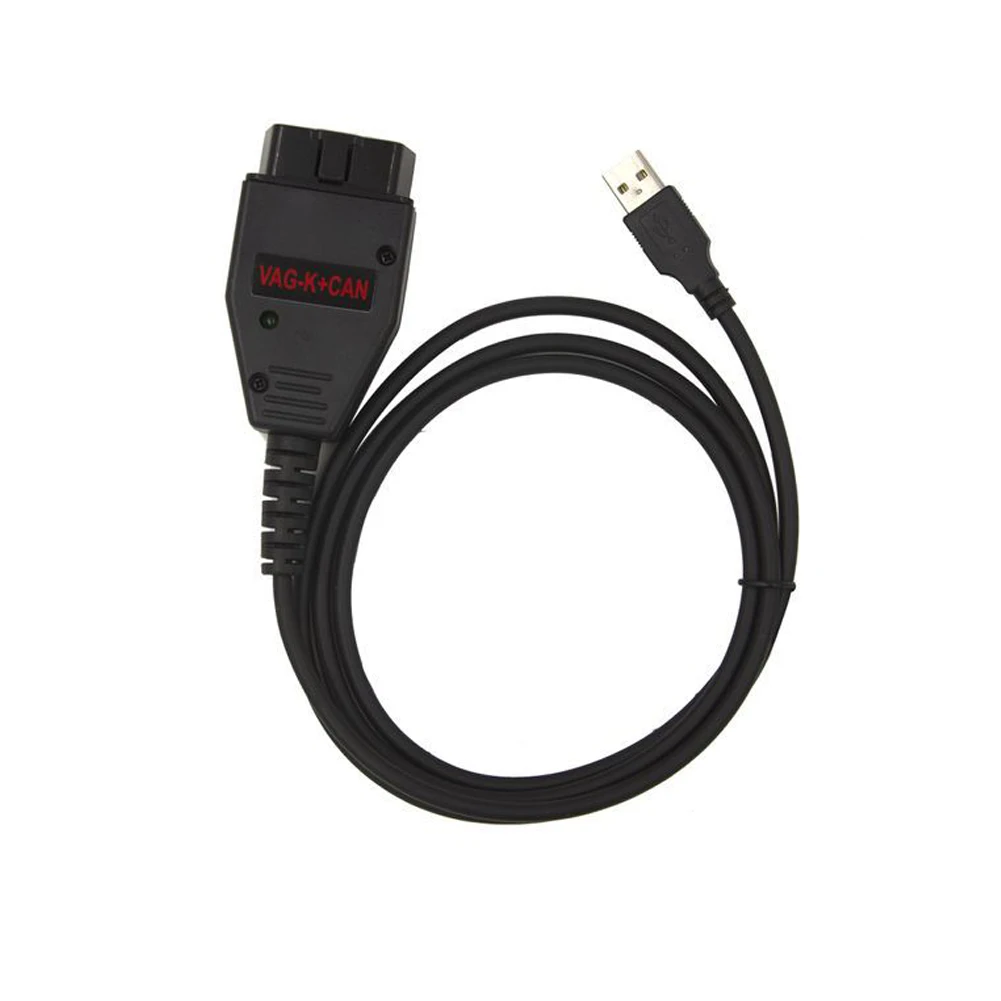 Vag com v 1 4 commander k + can OBD 2 USB сканер работает на Windows по vag CAN K line кабель 4|Кабели и