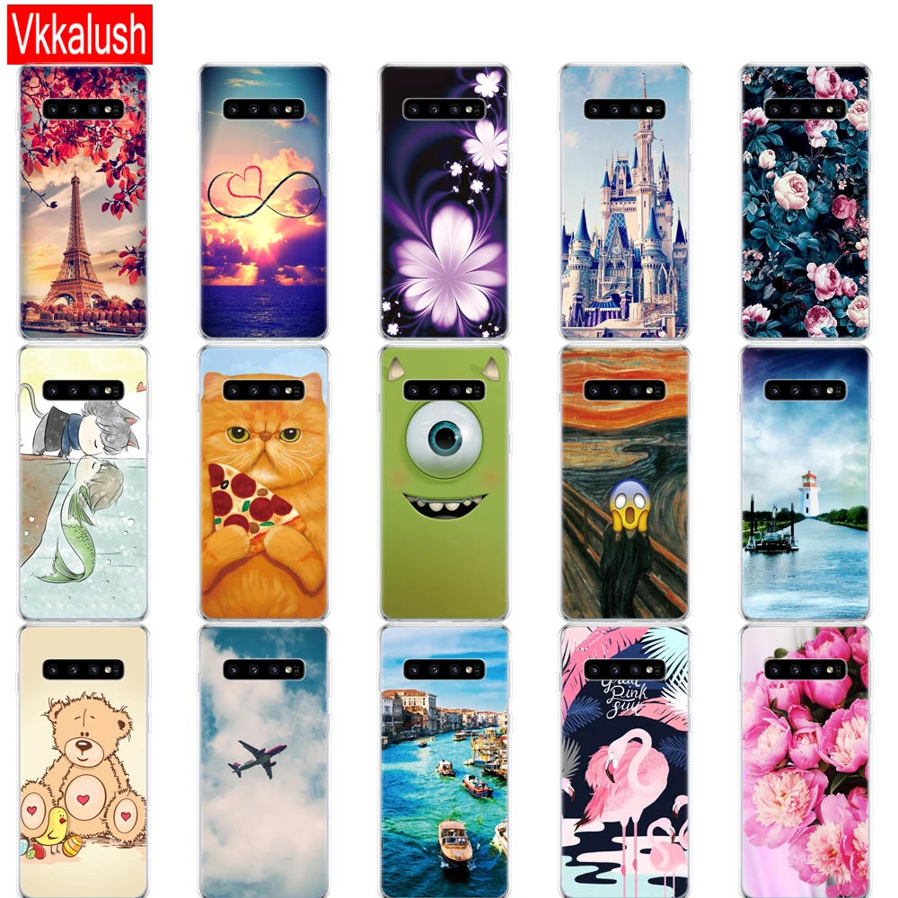 Чехол для Samsung Galaxy S10 S10Plus силиконовый чехол из ТПУ телефона E Plus G975F S 10 SM-G973F |