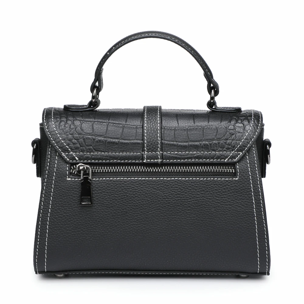 

Luxury 2021 Crocodile Pattern Genuine Cow Leather Women Bag High Quality Durable Lady Handbags Crossbody Bag