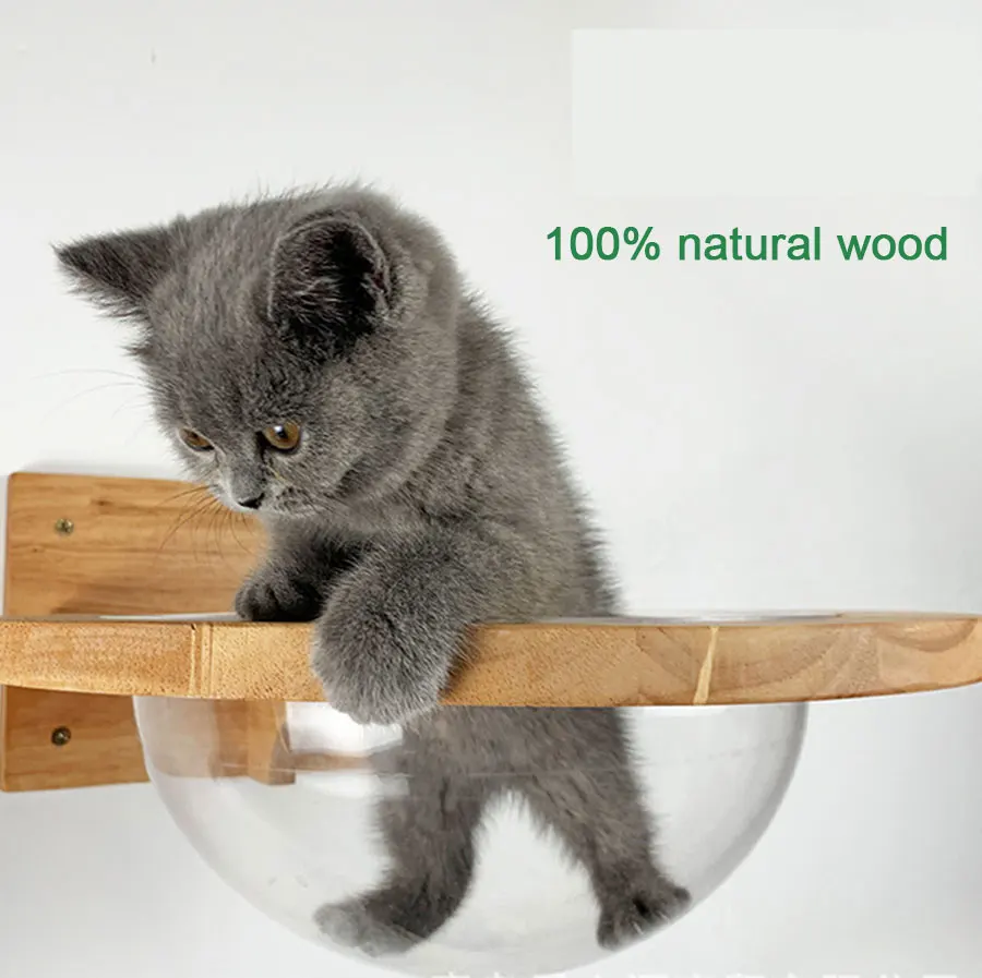 Космическая капсула подстилка для домашних животных прозрачное окно кошка