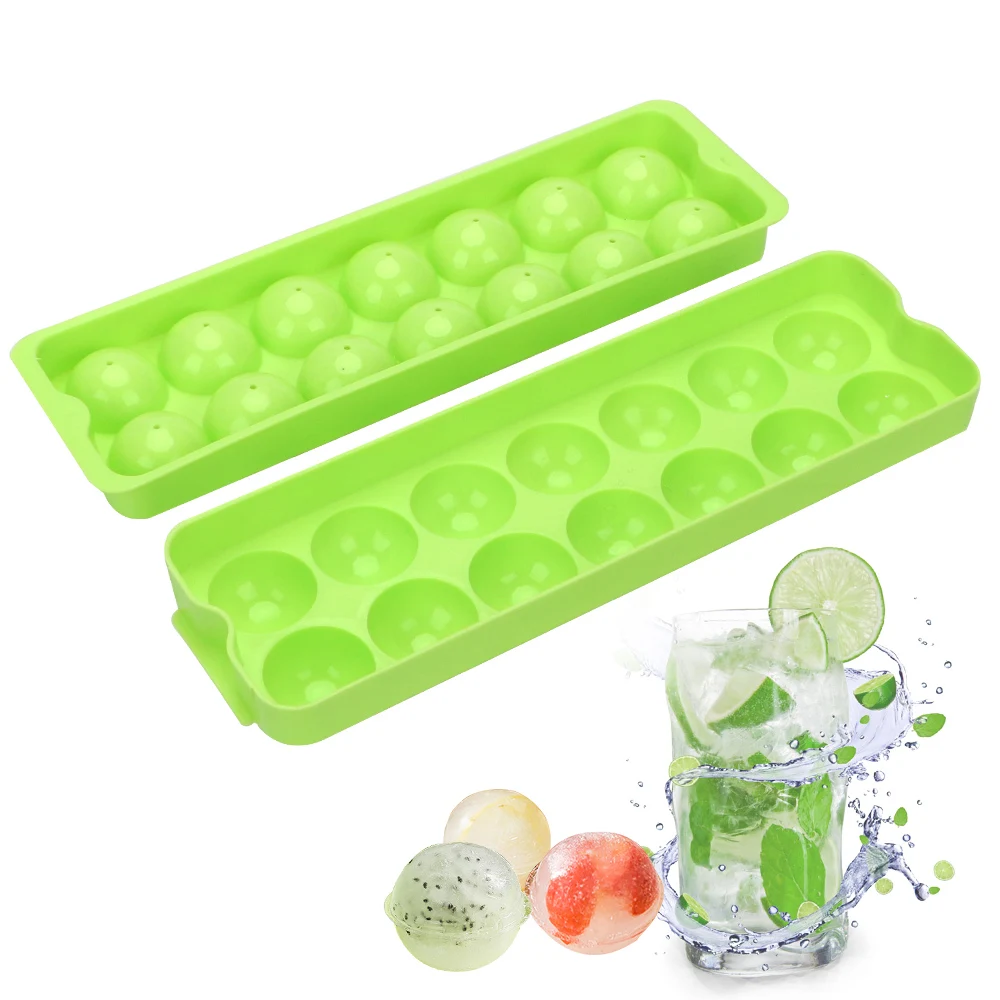 Форма для льда HOOMIN 14 отверстий форма виски круглый шар кубика кухонные