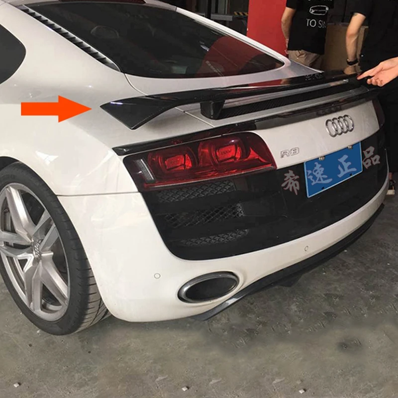 Авто Стайлинг углеродное волокно авто гоночный задний багажник спойлер активное