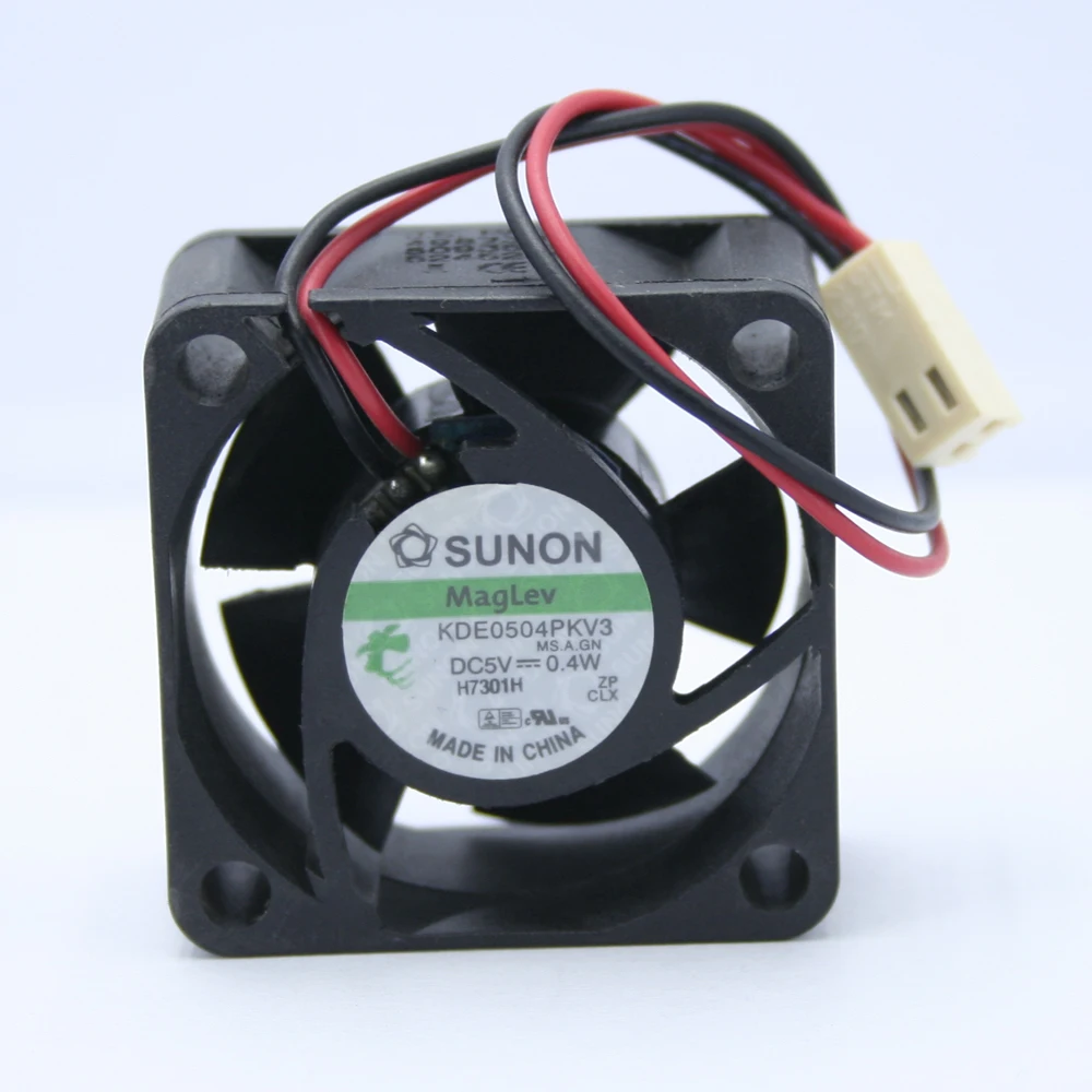 SUNON 4020 DC 5V 0 4 W см 40*40*20 мм KDE0504PKV3 2 проводной переключатель бесшумный вентилятор