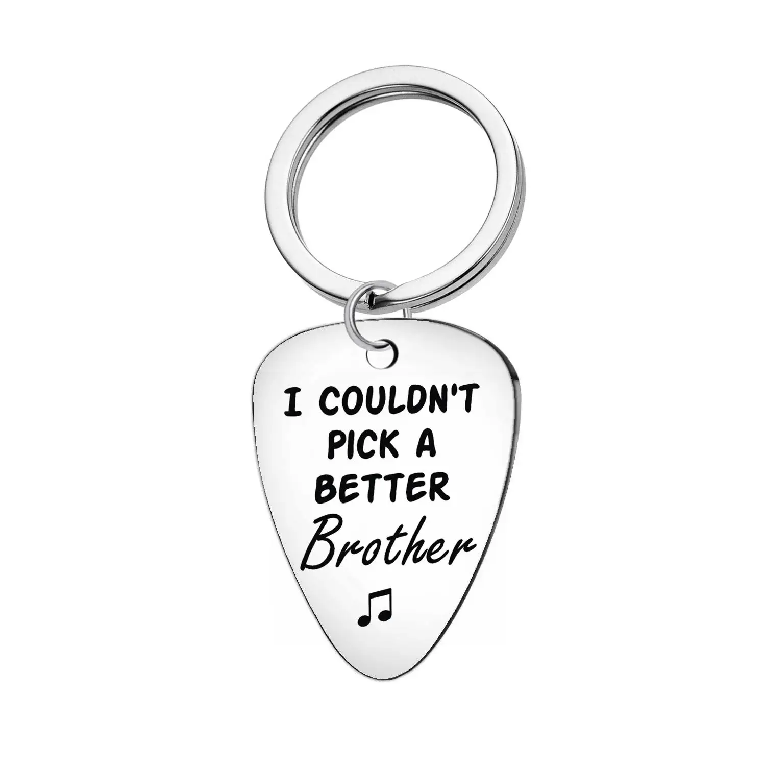 Ожерелье из нержавеющей стали гитара весла цепочка для ключей я не могу выбрать