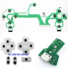 Гибкий кабель для джойстика, проводящая пленка для PS4 Pro 5,0, JDS 055, JDM 050, JDM 055, разъем USB для зарядки