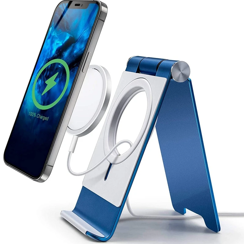 Wireless Charger Holder Desk Mount Phone Bracket Charging Stand For Iphone 12/12 Pro/12 Mini/12 Pro Max