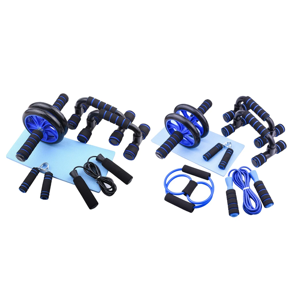 

5-in-1 Wheel Set Skipping Rope Hand Grip Booster Home