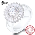 Роскошные женские кольца 6 мм, черные и белые керамические кольца для женщин с индийским камнем, с кристаллом, удобные свадебные кольца, обручальное ювелирное изделие