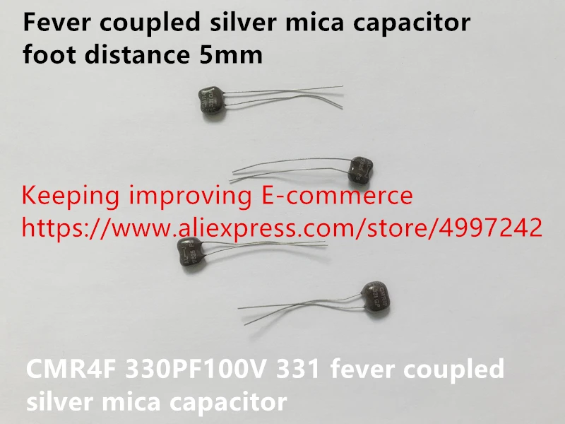 Оригинальный новый 100% CMR4F 330PF100V 331 жар соединенный Серебряный слюда конденсатор