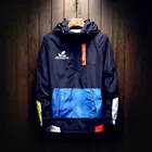 Мужская куртка на весну и осень, модный Приталенный топ с принтом, мужская повседневная тонкая куртка с прострочкой, мужская куртка большого размера 5XL