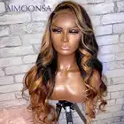 Парики из натуральных бразильских волос, светло-русые, 13x6 дюймов, 360