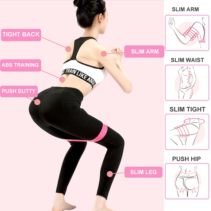 Набор эспандеров латексные петлевые полосы эластичные петли для занятий в