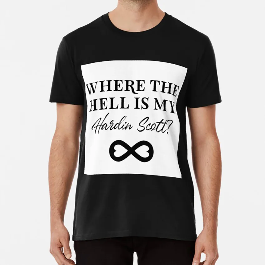 Где чёрт возьми мой Хардин Скотт? Футболка с принтом|Мужские футболки| |
