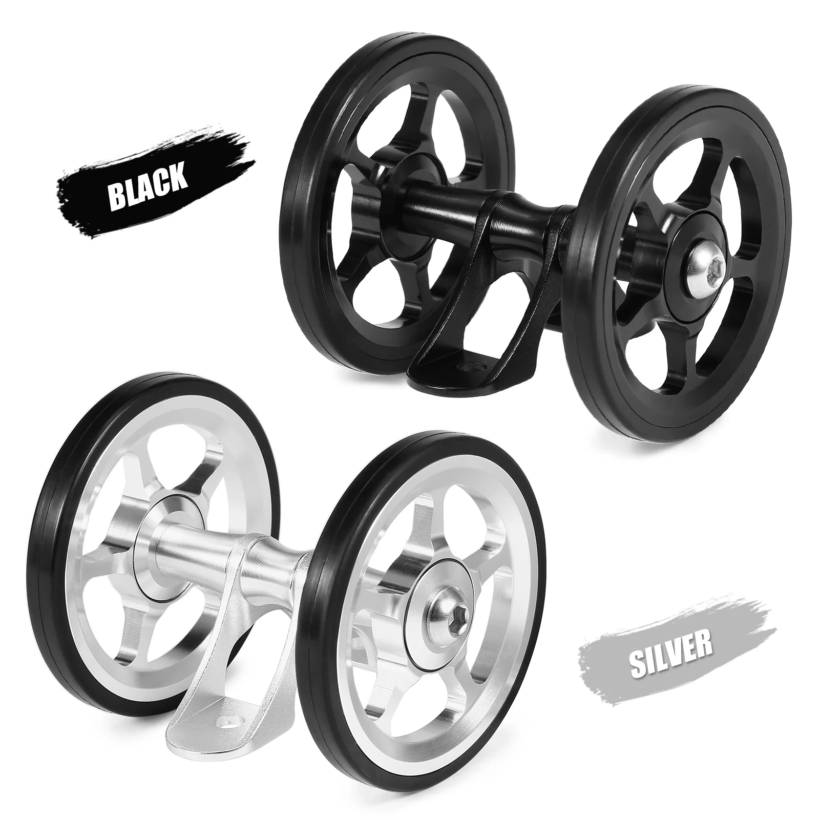 Велосипедные Двойные ролики из алюминиевого сплава задние колеса замена для