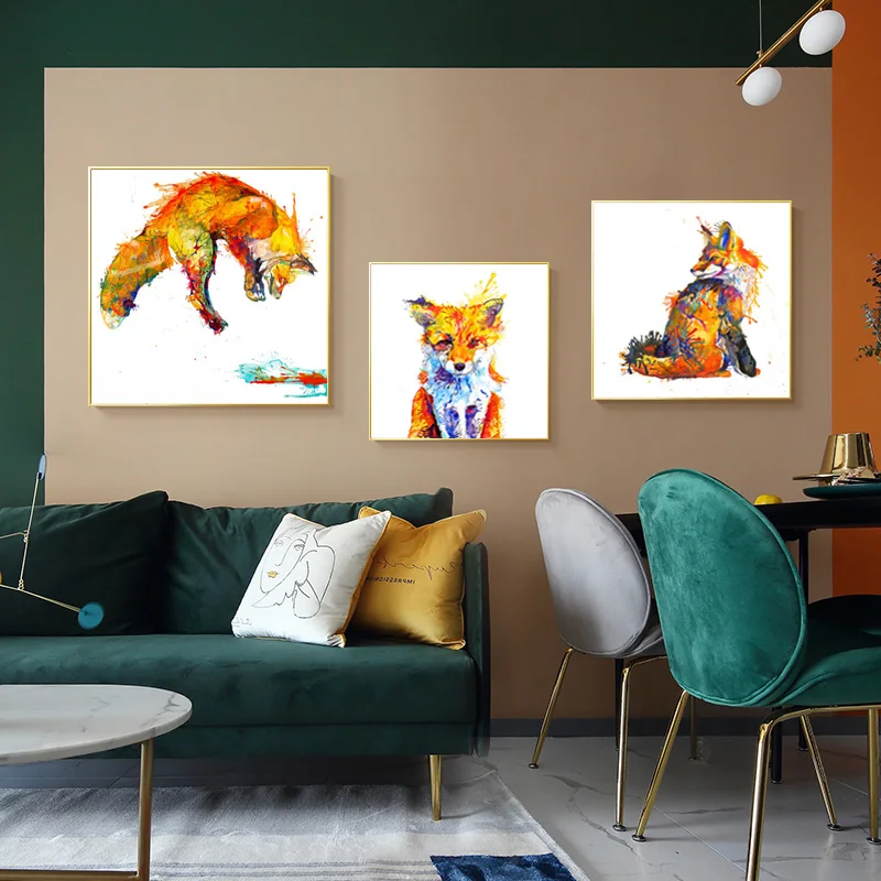 Современная Настенная Картина на холсте акварель фотообои и принты абстрактная