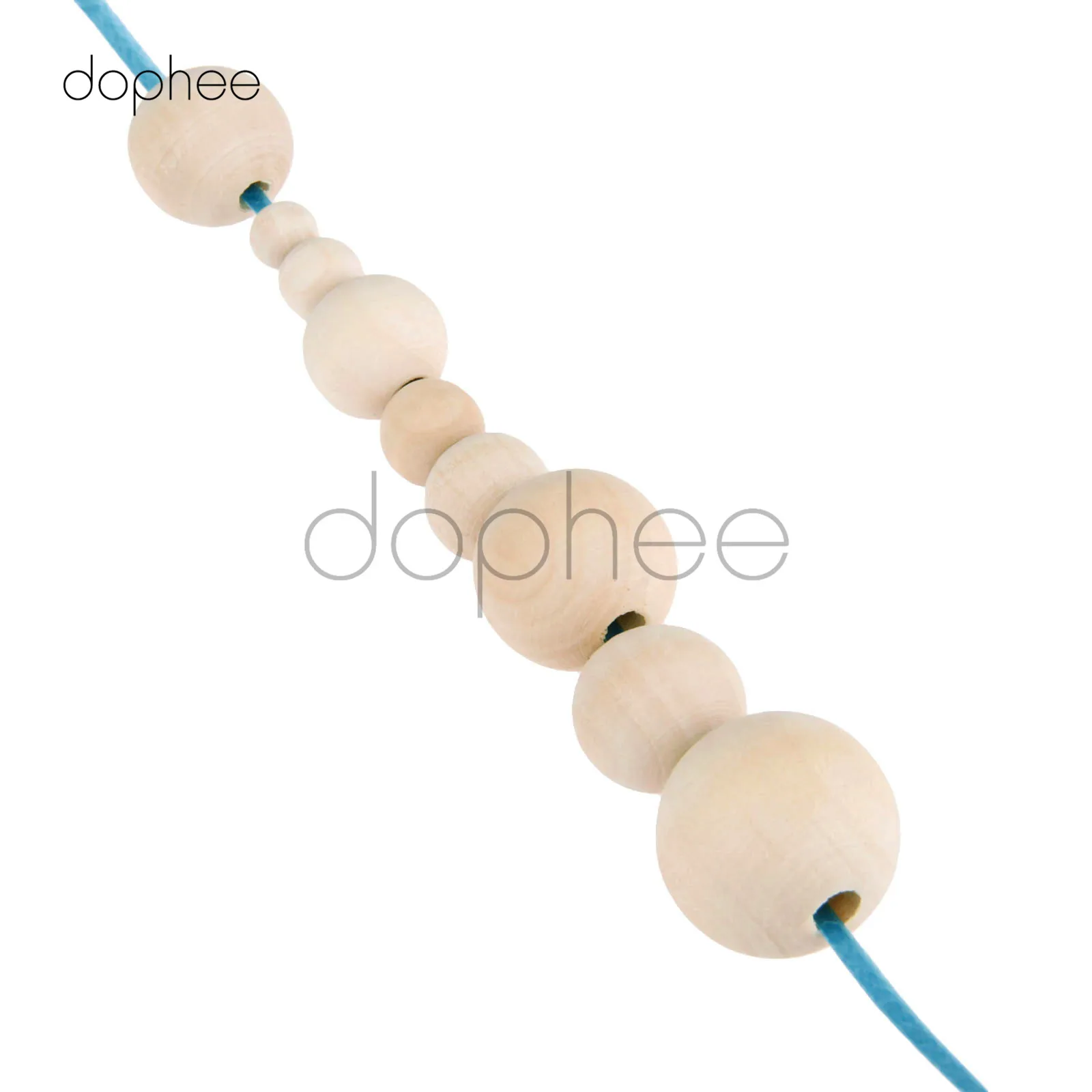 Бусины из натурального дерева dophee 50 600 шт.|Поделки дерева| |