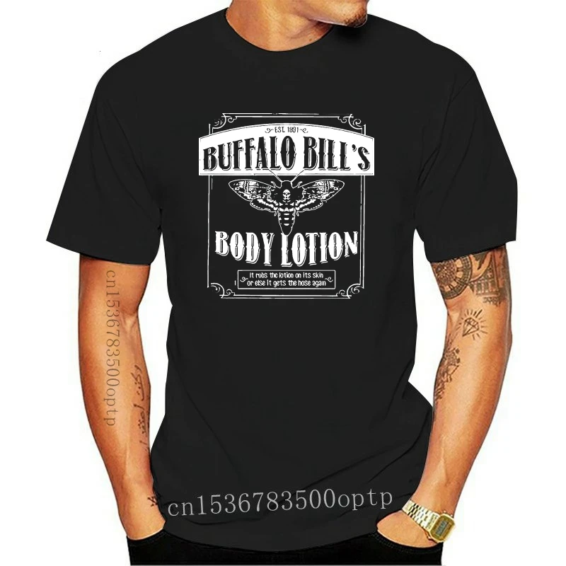 

Новая мужская и женская футболка с лосьоном для тела Buffalo Bill