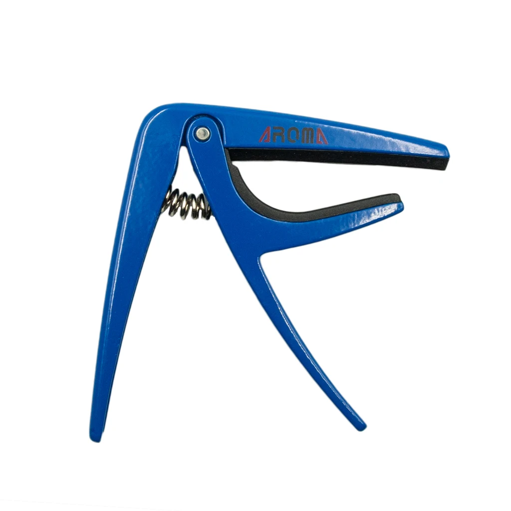 

Guitar Capo Aroma AC-01 Zinc Alloy Steel Spring Guitar Capo Guitar Parts & Accessories New Blue Color New