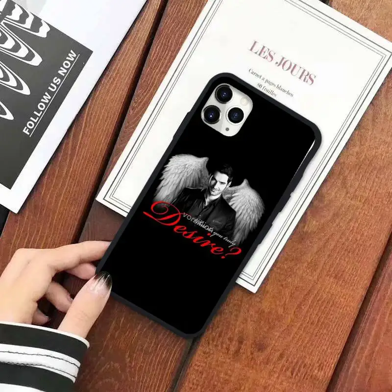 

Tom Ellis Lucifer universal mobile coque Phone Case for iPhone 11 12 pro XS MAX 8 7 6 6S Plus X 5S SE 2020 XR