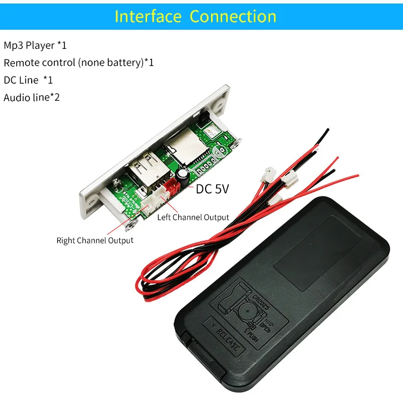 Mp3-плеер UNISIAN HIFI MP3 WMA декодер плата 5 в Steroro 3 Вт + мини Auido усилитель USB диск TF-карта