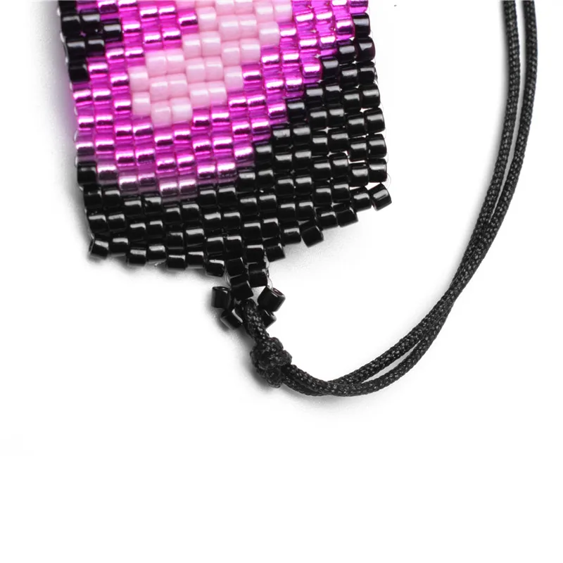 

Rttooas Purple Color Heart Bracelet For Women MIYUKI Handmade Woven Charm Bracelets Pulseras Mujer Moda 2020 Fashion Jewelry