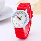 Горячая Распродажа унисекс модные силиконовые часы с арабскими цифрами в форме карандаша аналоговые кварцевые Детские наручные часы Детские часы