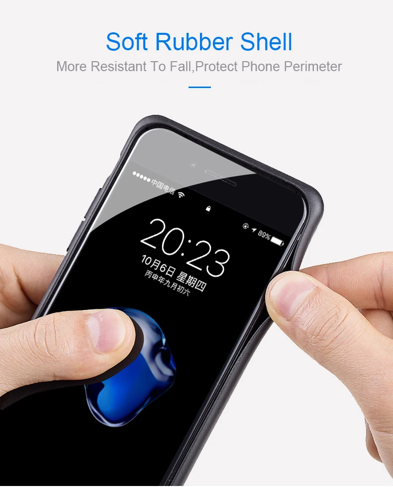 Аккумуляторные Чехлы 2500 мАч/7000 мАч для iPhone 7 8 6 6s Plus Аккумуляторный чехол 6P 6SP 7P