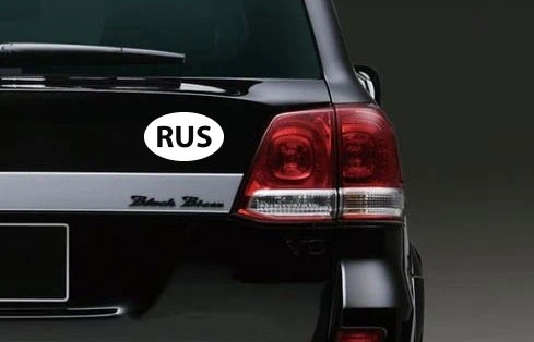 RUS персонаж логотип узор автомобильные наклейки для автомобиля светильник