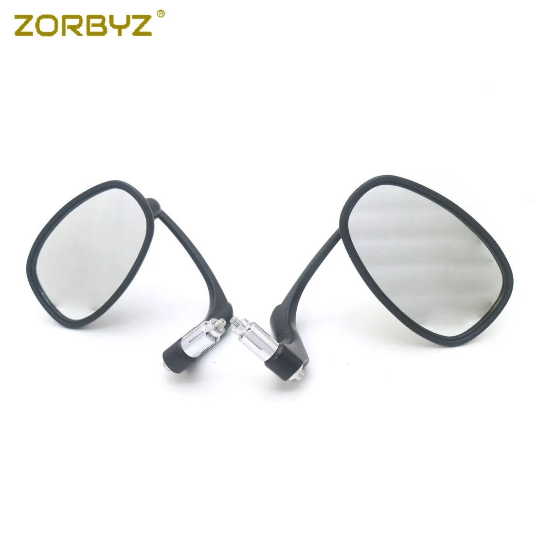 ZORBYZ мотоцикл зеркало 7/8 &quotчерный овальной формы для сварки пластмассовых плёнок