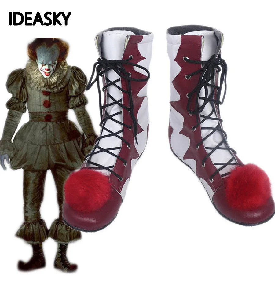 Stephen king's it pennywise клоун костюм клоуна на Хеллоуин мужские и женские костюмы для