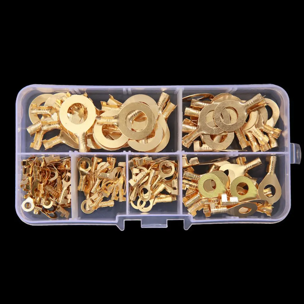 150 шт. круглые наконечники кабельные медные обжимные Кабельный соединитель
