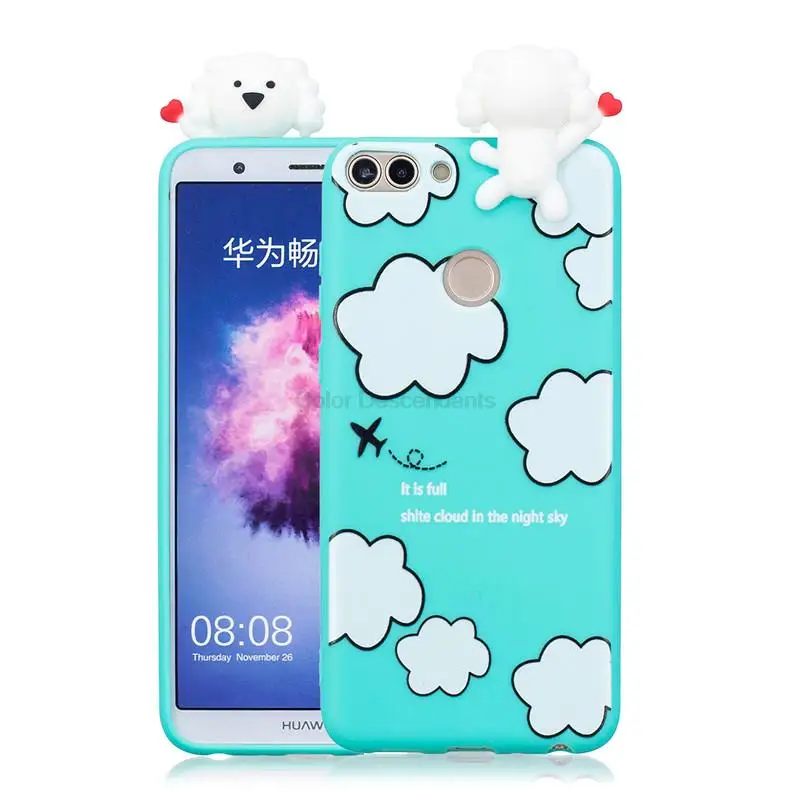 3D единорог Панда Сова Силиконовый ТПУ чехол для Coque Huawei Honor 8S 7S 7A 7C Pro 8A 8X 8 9 10 Lite 9i 10i P