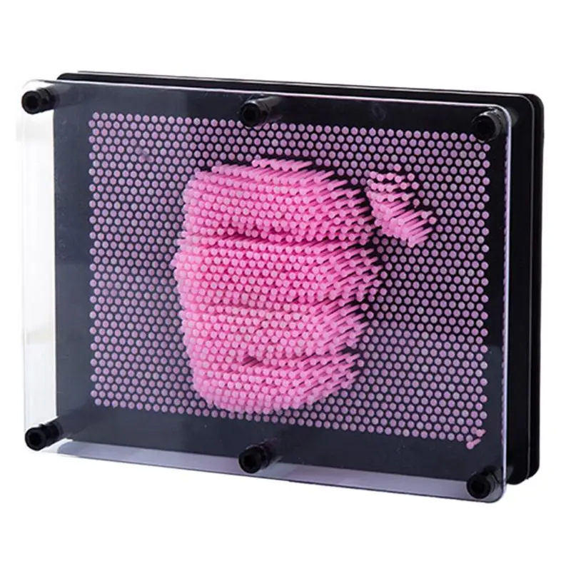 L-Pink Креативный 3D клон ручная модель игрушки DIY ремесла трехмерная игла резьба картина Дети Мальчики Девочки Подарки на день рождения - Цвет: L-Pink