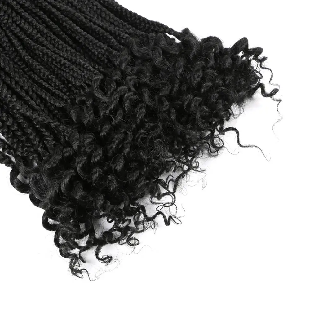 Ромашка 18 &quotкоробка косички кудрявые концы вязание крючком 22 корня/упаковка