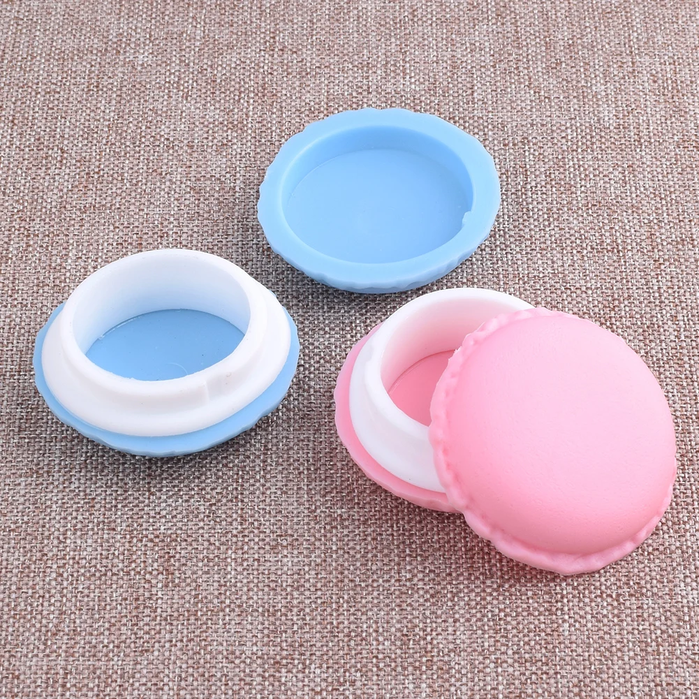 

12 Pieces Macarons Storage Box Case For Earrings Earphone Ear Studs Jewelry Lovely Candy Mix Color Mini Organizers Package Case